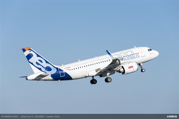 %100 sürdürülebilir havacılık yakıtlı ile ilk A319neo uçuşu