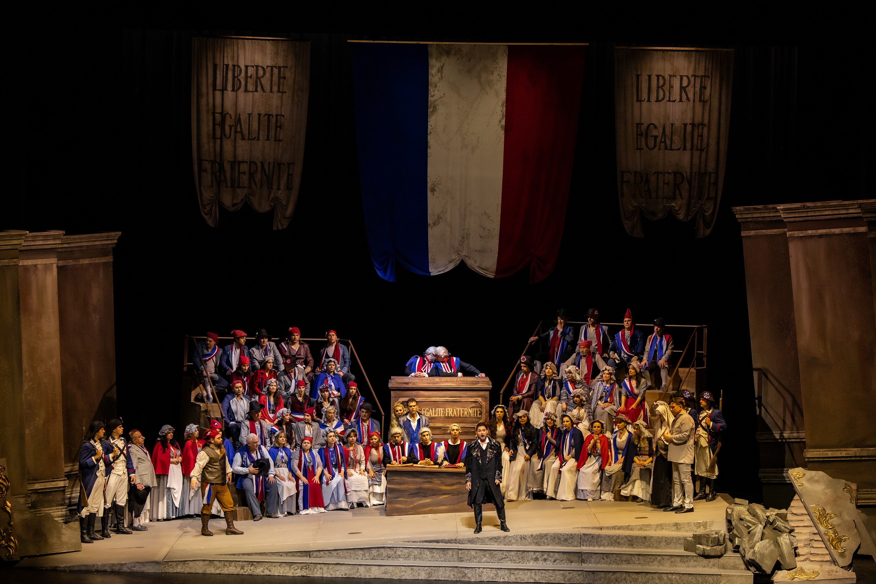 14. Uluslararası İstanbul Opera Festivali’nde “Andrea Chenier” operası sahnelendi