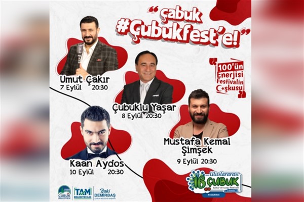 16. Uluslararası Çubuk Turşu ve Kültür Festivali yarın başlıyor