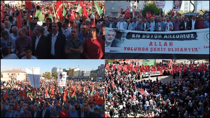 Şanlıurfa’da Filistin’e Destek Yürüyüşü: Binlerce Kişi Gazze İçin Tek Yürek Oldu