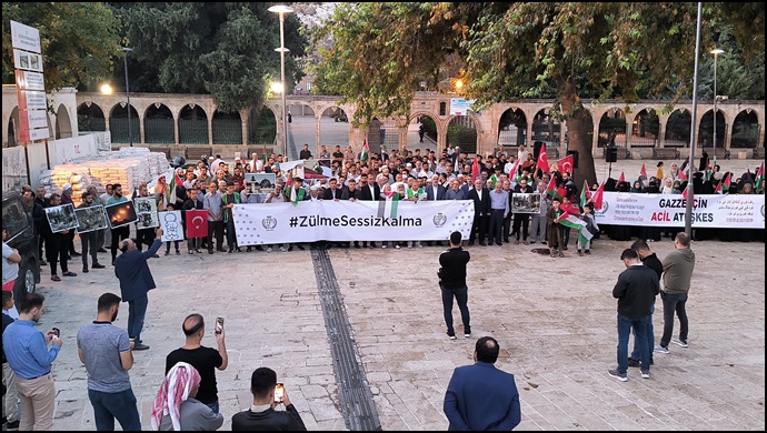 Şanlıurfa İHH’dan Gazze Direnişi’ne Destek: Urfa’dan Gazze’ye Direnişe Bin Selam