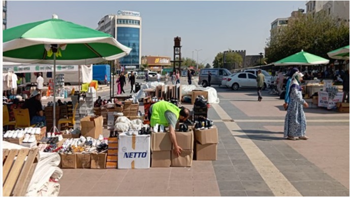 Diyarbakır'da durumu olmayan aileler için stant açıldı