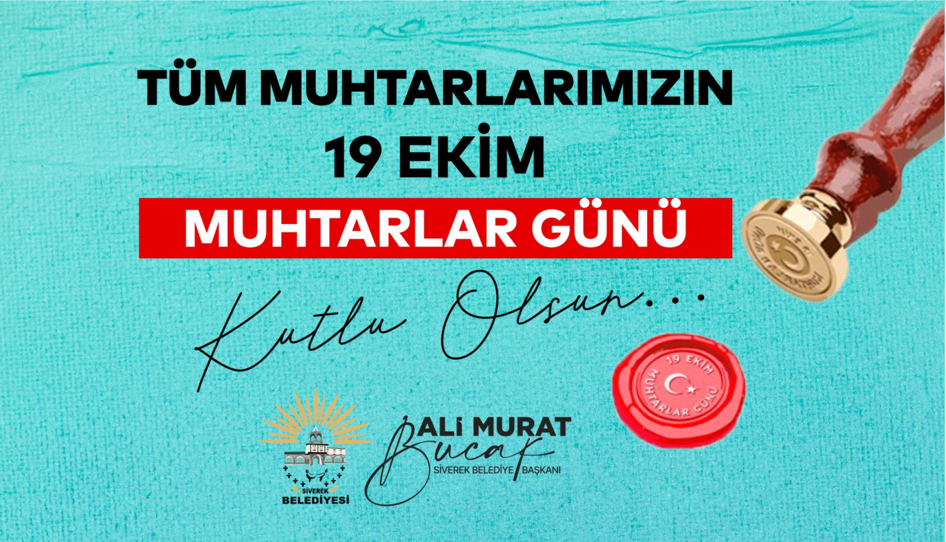 Başkan Bucak, Muhtarlar Günü’nü kutladı