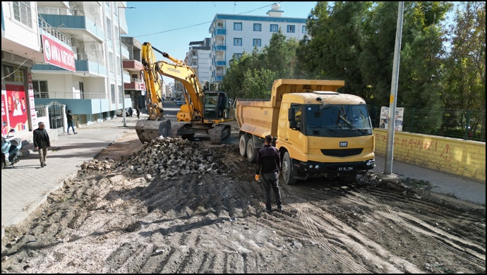 Ceylanpınar 'da üst yapı çalışmaları başladı