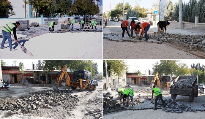 Haliliye Belediyesinden 4 Mahallede Hummalı Üstyapı Çalışması