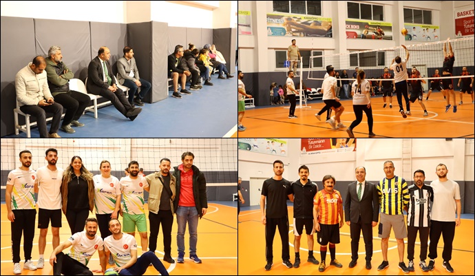 Karaköprü’de Öğretmenler Arası Voleybol Turnuvası Devam Ediyor