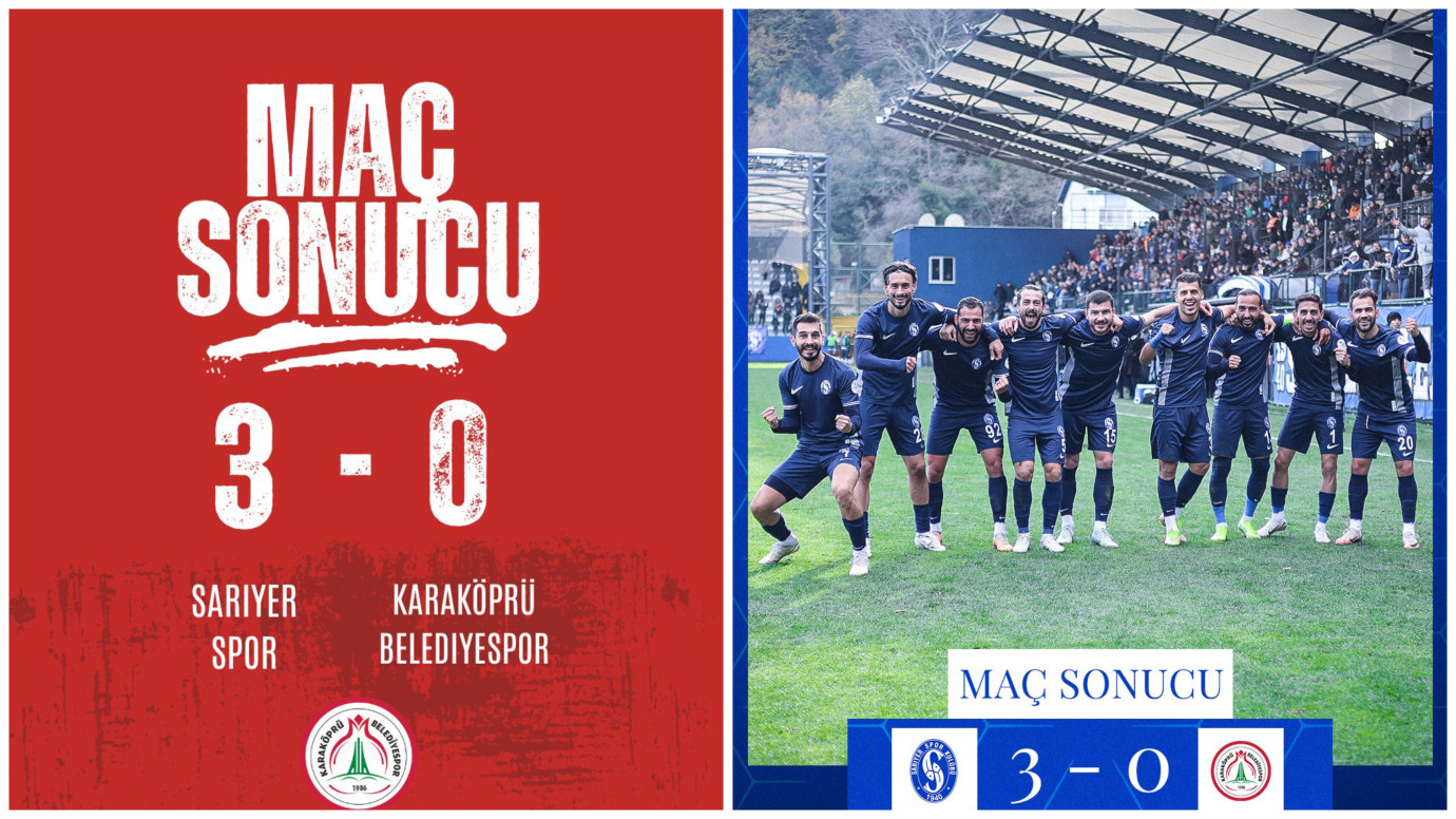 Sarıyer Spor, Karaköprü Belediyespor’u 3-0 Mağlup Etti