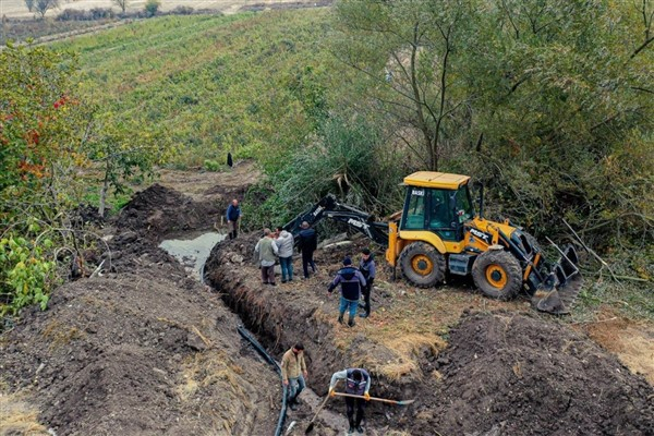 BASKİ ekipleri, Ovabayındır'daki içme suyu çalışmalarını tamamladı