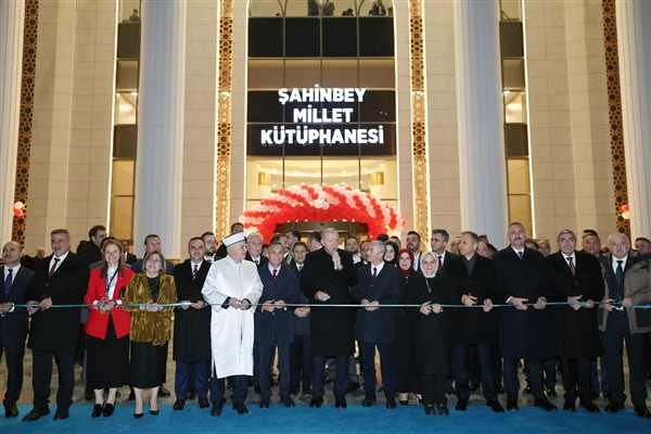 Cumhurbaşkanı Erdoğan, Gaziantep Şahinbey Millet Kütüphanesi'nin açılışını yaptı