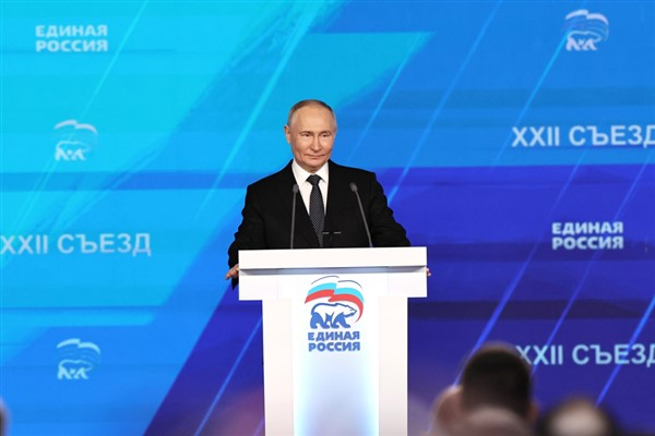 Putin, Birleşik Rusya partisinin 22'nci Kongresi'ne katıldı