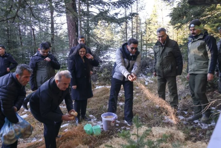 Bilecik'te Yaban Hayvanlarına Vali Aygöl'ün Şefkat Eli