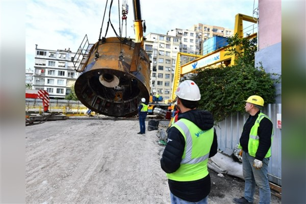 Buca Metrosu'nun tünel kazıları devam ediyor