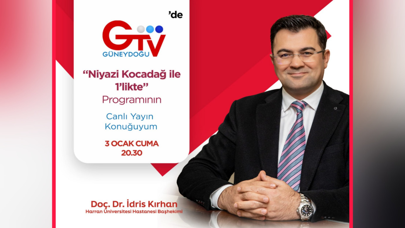 Başhekim Doç. Dr. İdris Kırhan, Güneydoğu TV'de Canlı Yayına Katılacak