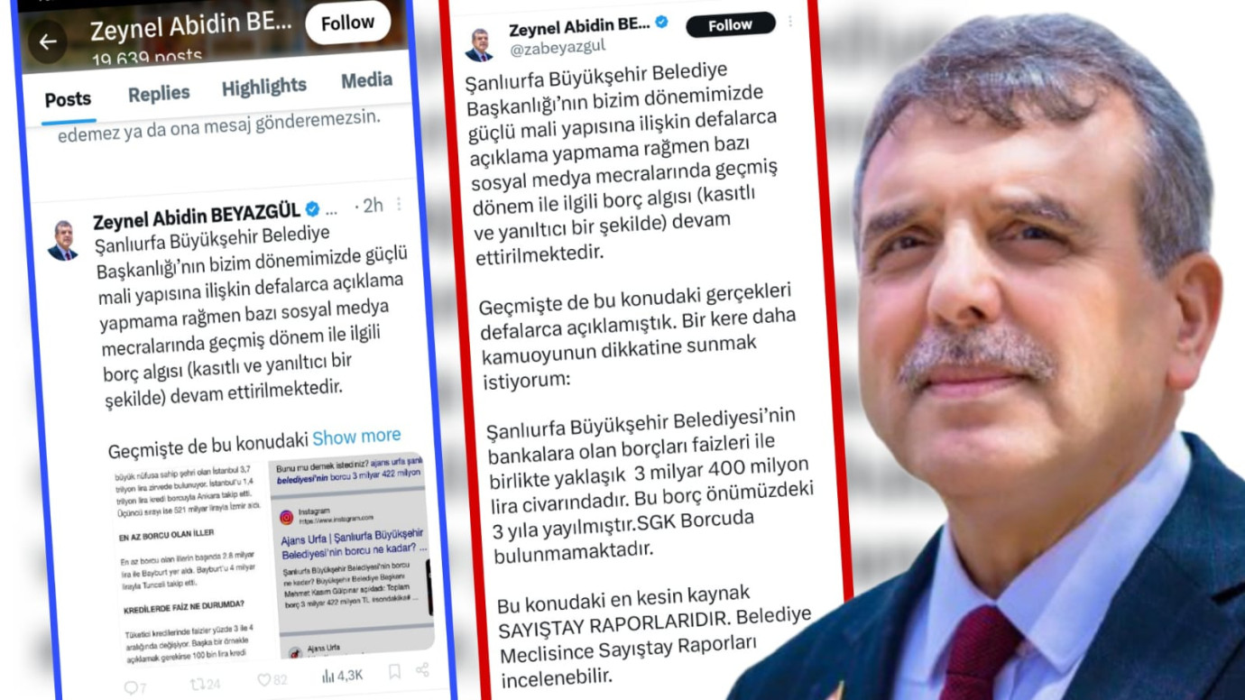 Beyazgül 'den Büyükşehir Belediyesi Borçlarına İlişkin Yeni Açıklama