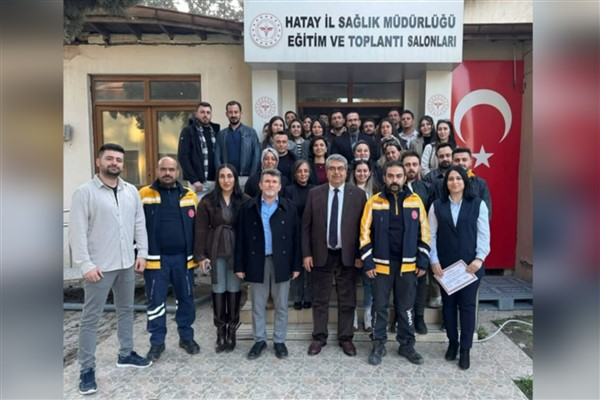 Hatay'da yenidoğan transport eğitimi tamamlandı