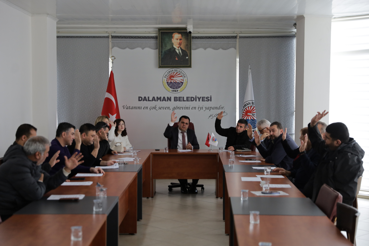 Dalaman Belediyesi Olağanüstü Meclis Toplantısı yapıldı