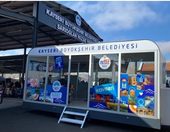 Kayseri Büyükşehir’den Mobil Beyaz Masa Hizmeti