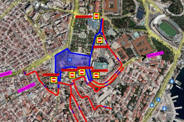 29 Ekim’de Taksim trafiğine düzenleme