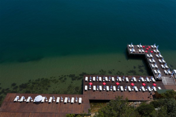 500 kişilik özel plaj, İstanbulluları günübirlik misafir etmeye başladı