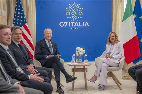 ABD Başkanı Biden, İtalya Başbakanı Meloni ile görüştü