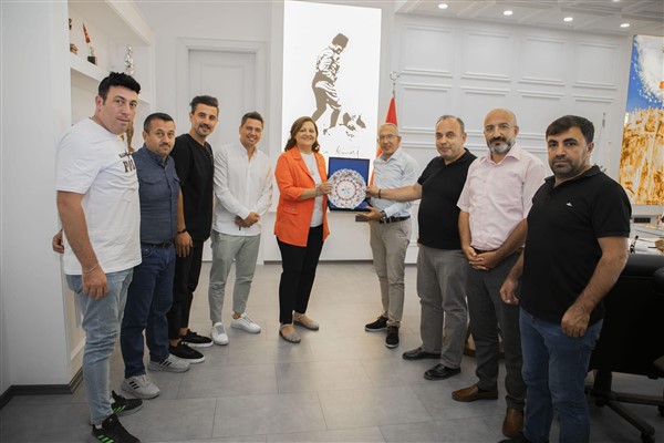 Afyonkarahisar Amatör Spor Kulüpler Birliği, Başkan Köksal'ı ziyaret etti