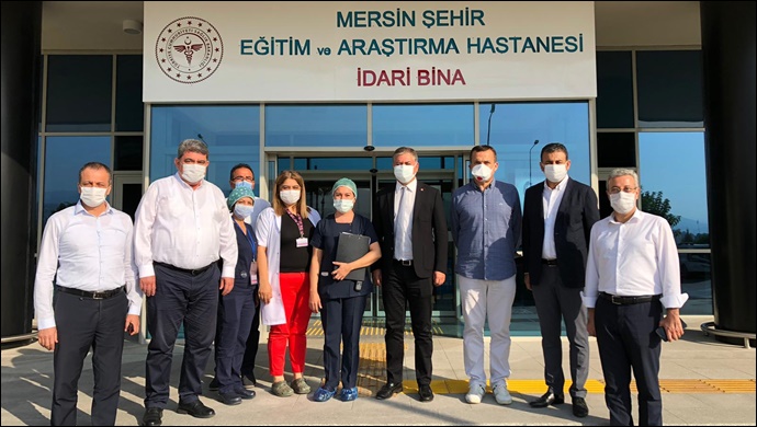 Aziz Aydınlık İçin CHP Heyeti Mersin’e Gitti