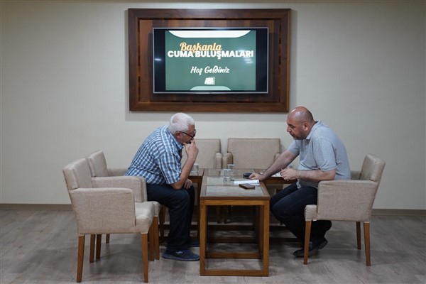 Başkan Aydın, vatandaşları ağırladı