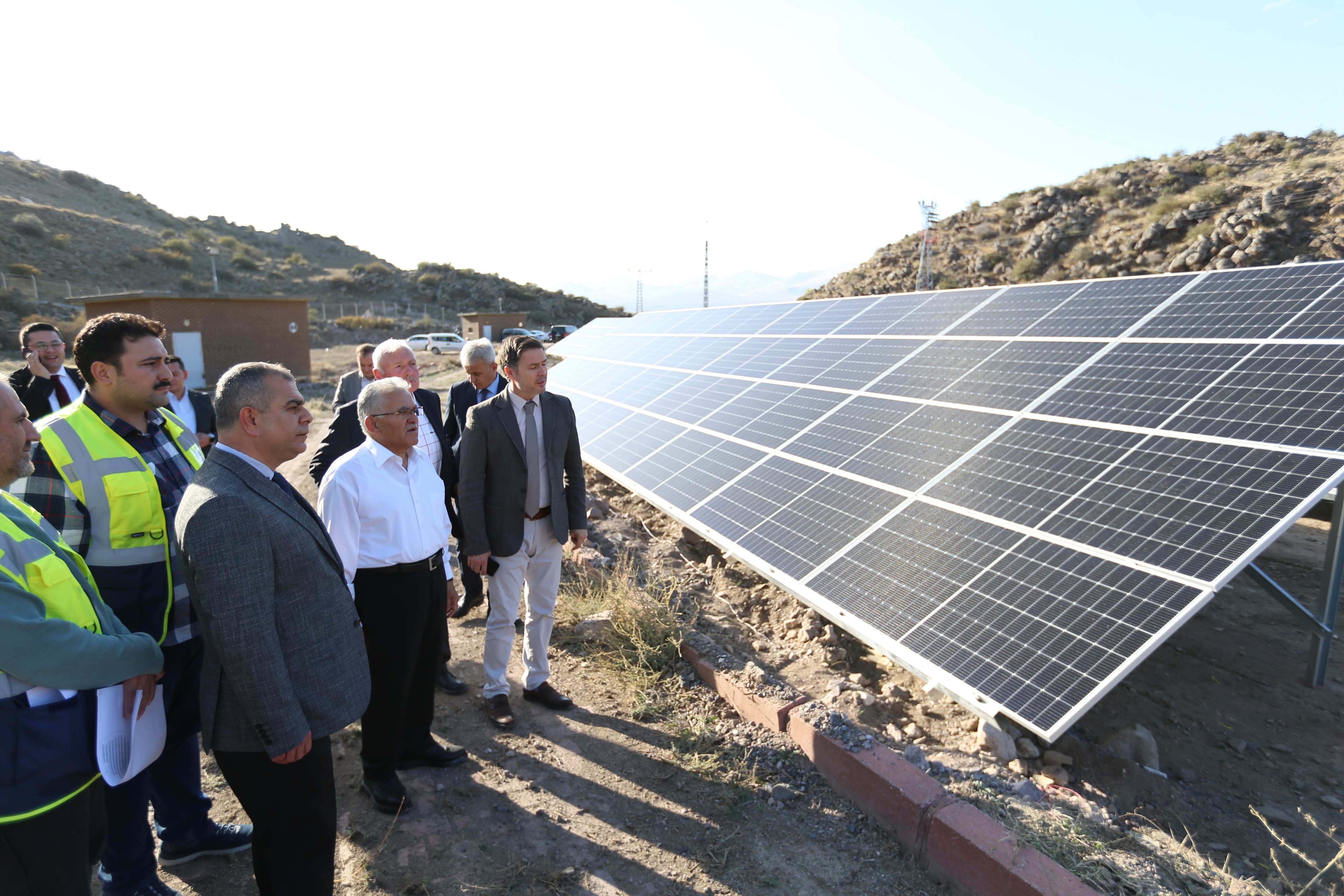 Başkan Büyükkılıç, KASKİ'nin Karpuzsekisi GES projesinde incelemede bulundu