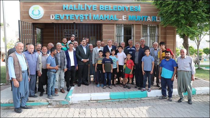 Başkan Canpolat ve Başkan Beyazgül, Devteyşti Mahallesi Sakinleriyle Buluştu-(VİDEO)