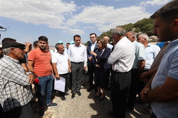 Başkan Şahin, Karapınar Gölü’nde yapılacak çalışmalar öncesi incelemede bulundu