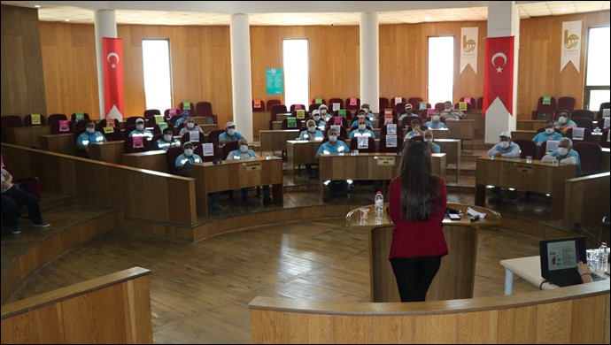 Belediye Personele ilkyardım semineri