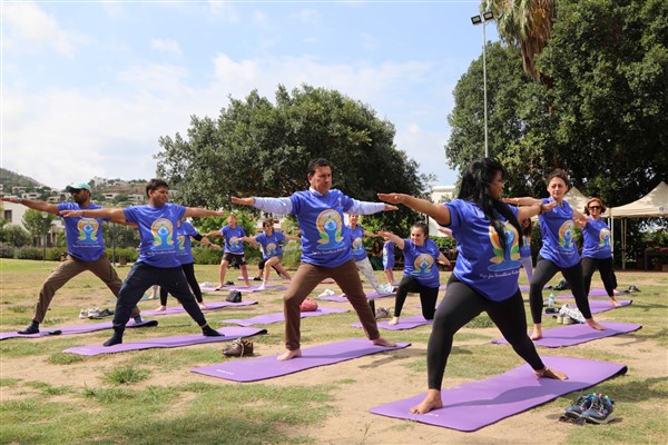 Bodrum'da Dünya Yoga Günü Etkinliği düzenlendi