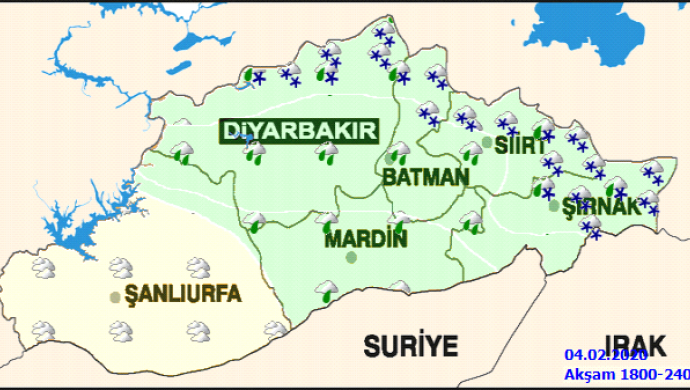 Bölge kentleri kar ve yağmurun etkisine girdi