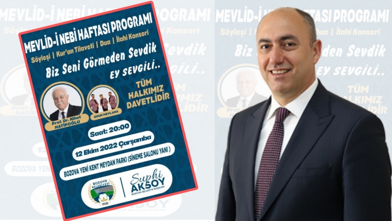 Bozova Belediyesinden Mevlid-i Nebi Haftası Programı