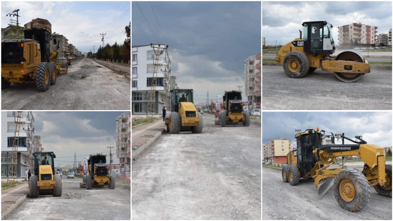 Bozulan yolların onarımına  başlandı