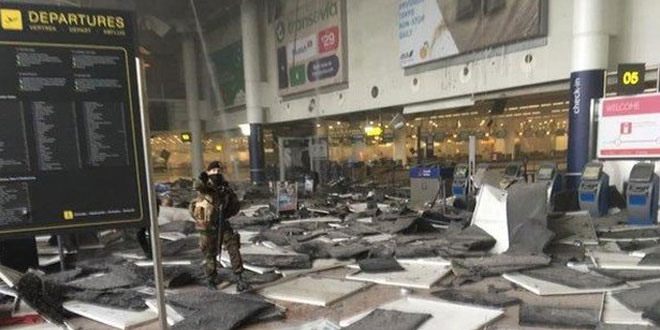 Brüksel’de havalimanında ve metroda patlama