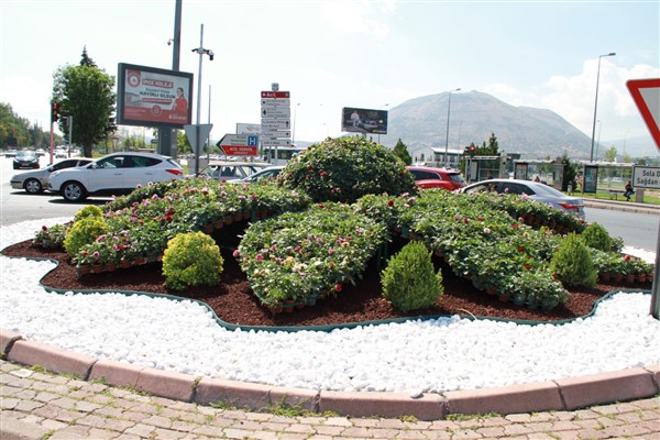 Büyükşehir, kentin dört bir yanına 800 bin adet çiçek ekti