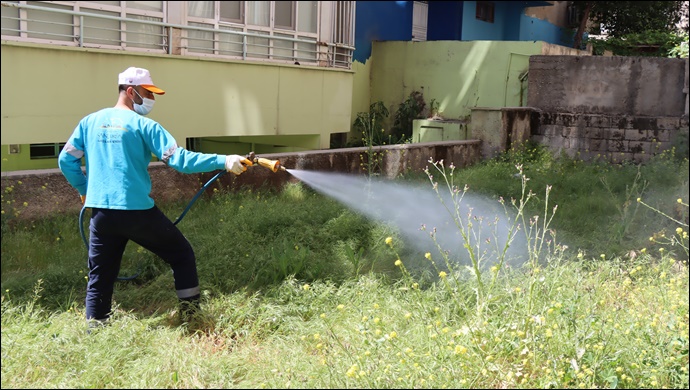 Büyükşehir Vektör İle Mücadelede Hız Kesmiyor-(VİDEO)