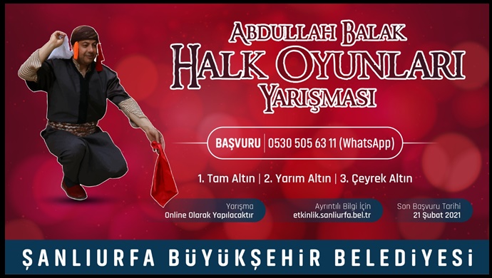 Büyükşehir’den Online Abdullah Balak Halk Oyunları Solo Yarışması