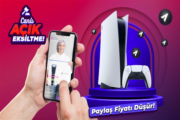 Canlı yayında ilk açık artırma ClickMeLive ile başlıyor