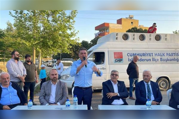 CHP’li Mullaoğlu, seçim çalışmalarına İskenderun’da devam etti
