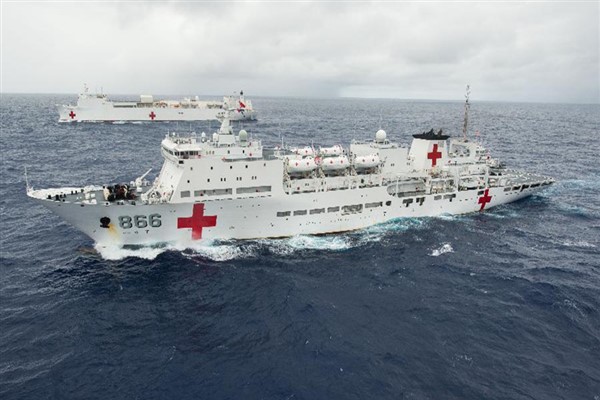 Çin Deniz Kuvvetleri’ne ait gemi 250 bin kişiye sağlık hizmeti verdi 