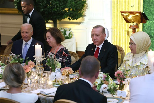 Cumhurbaşkanı Erdoğan, ABD Başkanı Biden'ın düzenlediği yemeğe katıldı