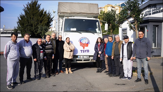 Deprem Yardımı TSYD’den Yola Çıktı