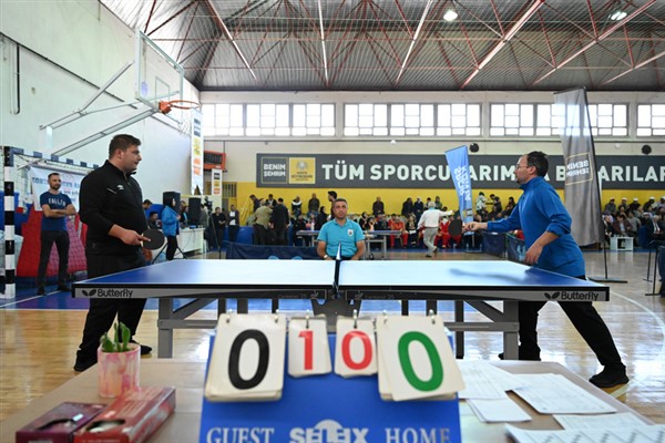 “Dünya Ruh Sağlığı Günü” dolayısıyla masa tenisi turnuvası düzenlendi