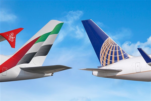 Emirates ve United ABD bağlantısını artırmak için ortak uçuşlara başladı