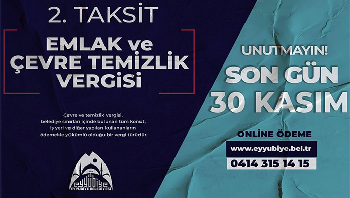 Eyyübiyeliler dikkat ! Son gün 30 Kasım