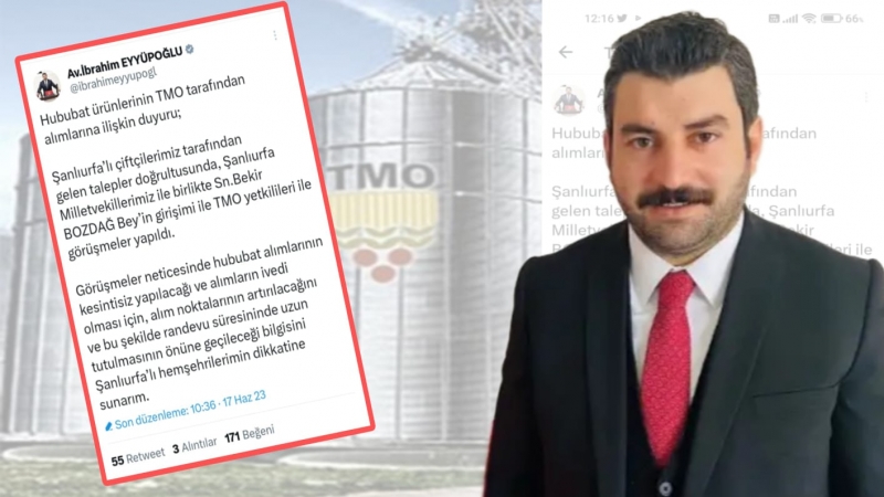 Eyyüpoğlu:TMO alımlarındaki sorunlar çözüldü