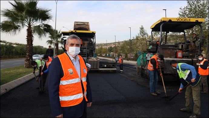 Gap Bulvarında Yıpranmış Asfalt Yenilendi-(VİDEO)