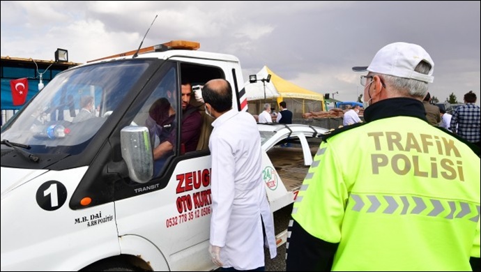 Gaziantep’e girişte ateş ölçülüyor!